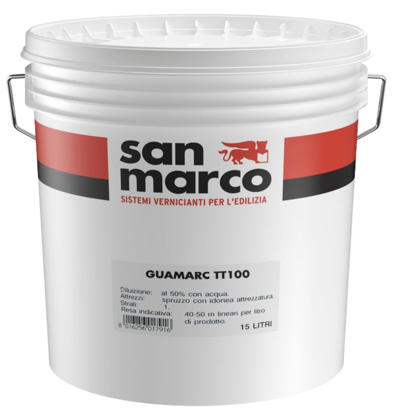 GUAMARC TT100 BIANCO ჰიდროიზოლაცია 14 ლ. დაფარვა 14მ² 2 ფენად. 4370019/14-STD