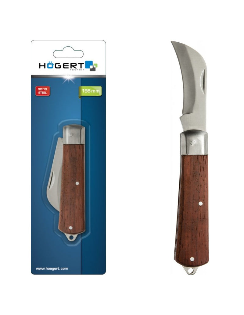 HT4C651 მექანიკოსის დანა 210 მმ მოხრილი Fitter's knife (hawkbill blade) (12/72)