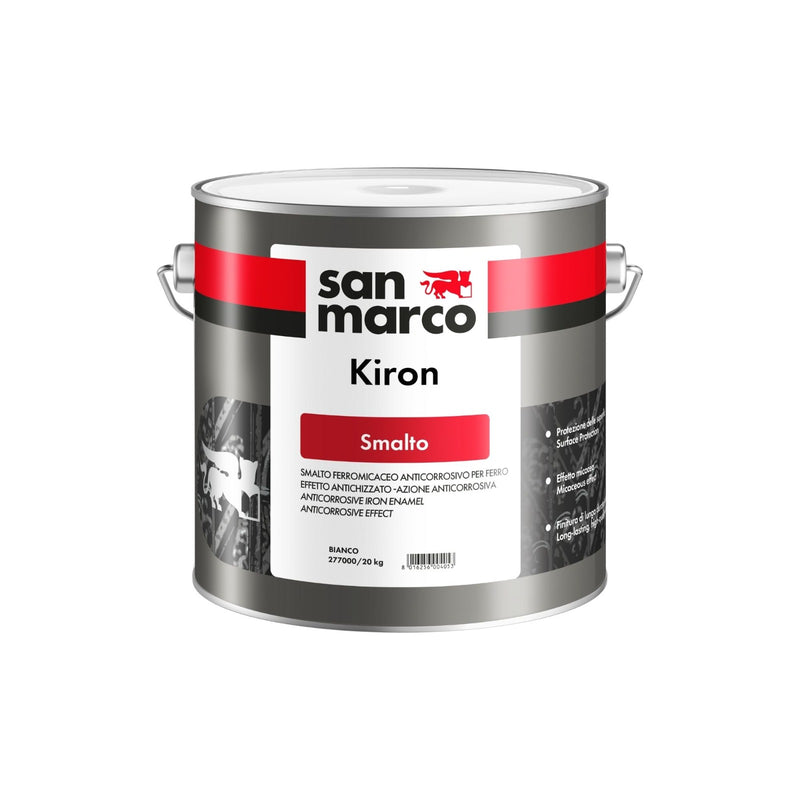 KIRON 70 G.G. TESTA DI MORO მეტალის საღებავი მუქი ყავისფერი,0.75 ლ. დაფარვა 8-10მ² 2 ფენად. 277K910/0.75-STD