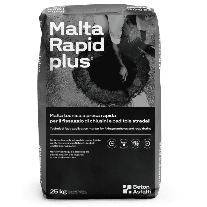 MaltaRapid Plus® - (სწრაფმაგრებადი არათვითსწორებადი ფიბრირებული გრაუტი - 25 კგ)