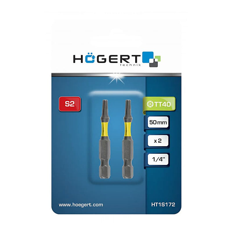 HT1S172 თავაკი ძალისმიერი Torx TT40 50mm 2 PCS Hogert (10/100)