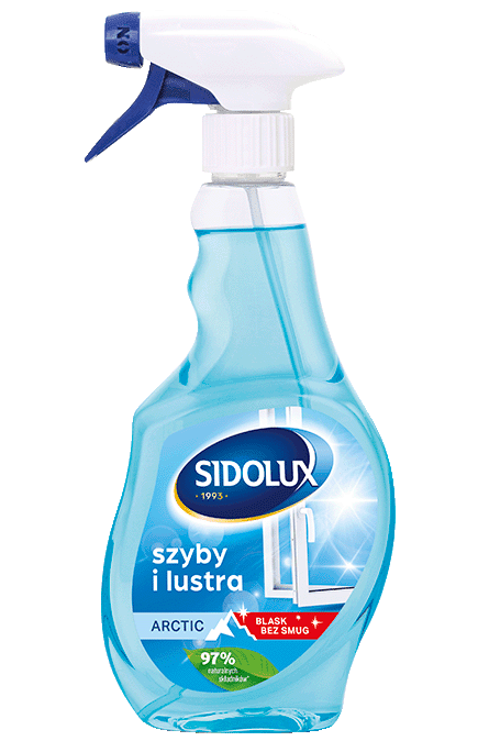 SIDOLUX CRYSTAL შუშის საწმენდი სითხე ანტიორთქლის ეფექტით 0,500 ლ
