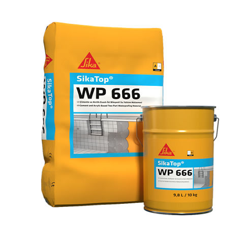 ჰიდროიზოლაცია ორკომპონენტიანი SikaTop WP 666 (A+B) A 30kg