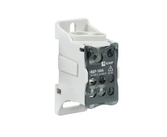 გამანაწილებელი ბლოკი KBR დინ-რეიკაზე სამონტაჟო 125A EKF