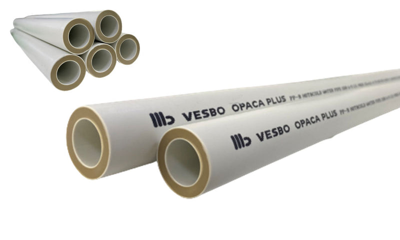 წყლის მილი მინაბოჭკოვანი PPR Ø20*3.4mm PN 25 Vesbo